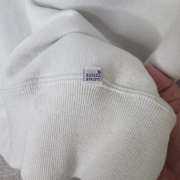 Vtg Russell Athletic Texas A&M‎ Womens Sweatshirt XL White Colorful Rare Aggies - Picture 7 of 13